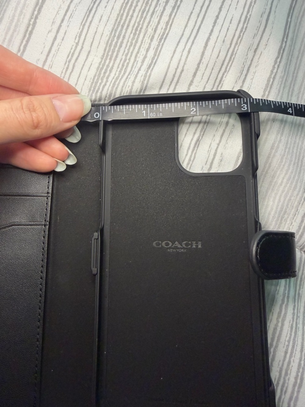 Coach Black and Gray Phone Case - Picture 11 of 11